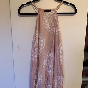 Forever 21 Pink tie-dye Halter dress